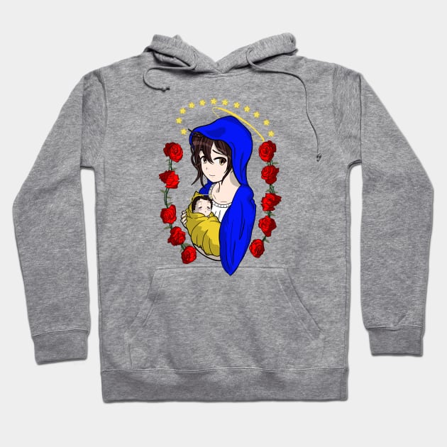 Theotokos Hoodie by Nunc Coepi Designs